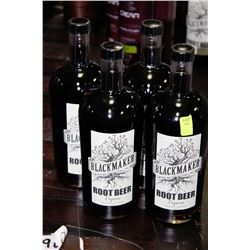 FOUR 750ML BOTTLES OF BLACK MAKER ROOTBEER LIQUEUR