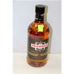FOUR 750ML BOTTLES OF DRAMBUIE SCOTCH