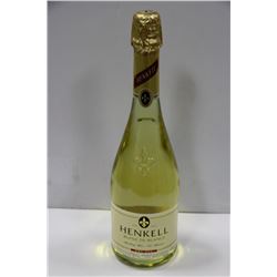 FOUR 750ML BOTTLES OF HENKELL SPARKLING WINE
