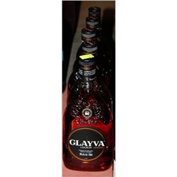 FIVE 750ML BOTTLES OF GLAYVA LIQUEUR 35%