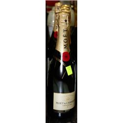 FIVE 750ML BOTTLES OF MOET AND SHANDON SPARKLING