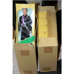 2 BOXES WITH A TOTAL OF 9 DOLLS