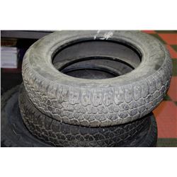 PAIR OF P175/65R14 STUDDED TIRES