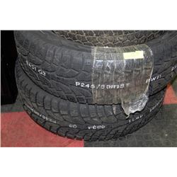 PAIR OF HANKOOK I*PIKE RW11 P245/60R18 104T TIRES