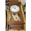 Image 1 : VINTAGE 1980'S GLORY WALNUT 31 DAY CHIME CLOCK