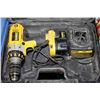 Image 1 : DEWALT 14.4V XRP CORDLESS DRILL WITH 1 BATTERY &