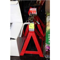 PAIR OF MOTOMASTER JACK STANDS