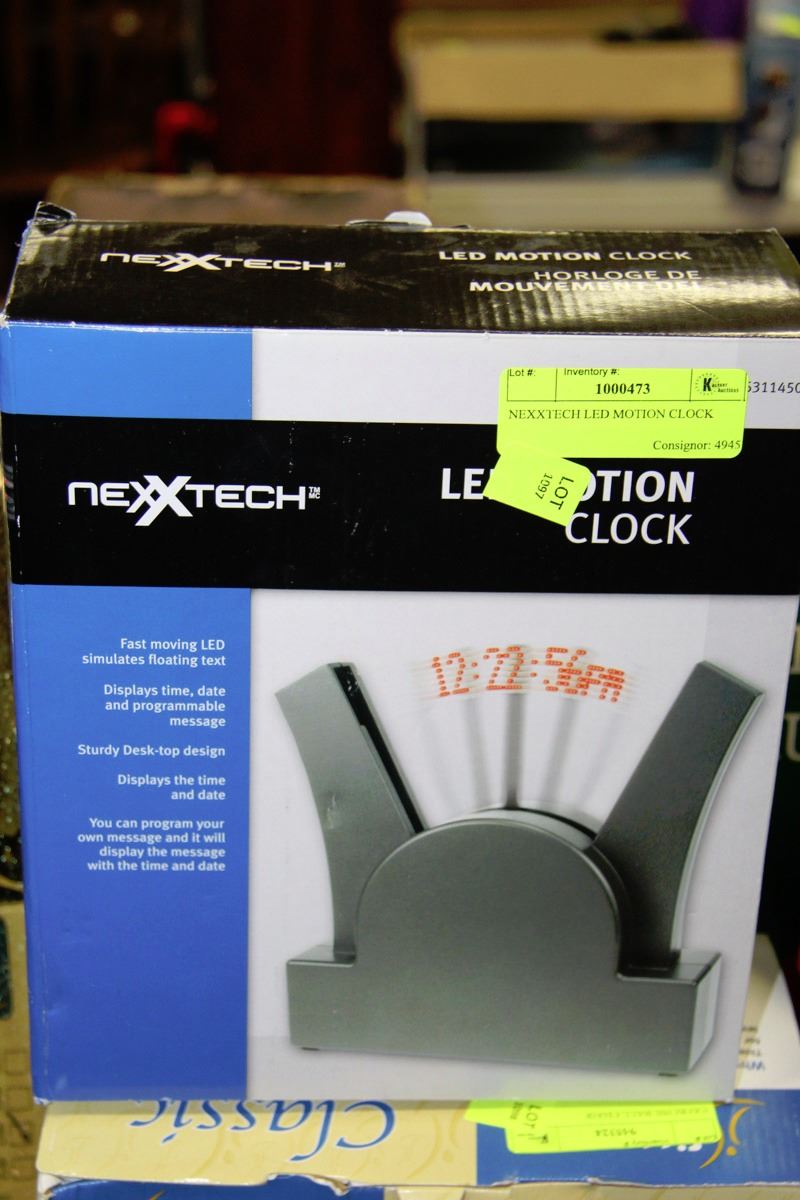 NEXXTECH LED MOTION CLOCK