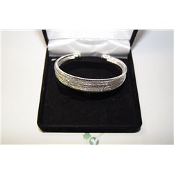 SILVER BAND STYLE ONE PIECE BANGLE WEIGHT 19.4GMS