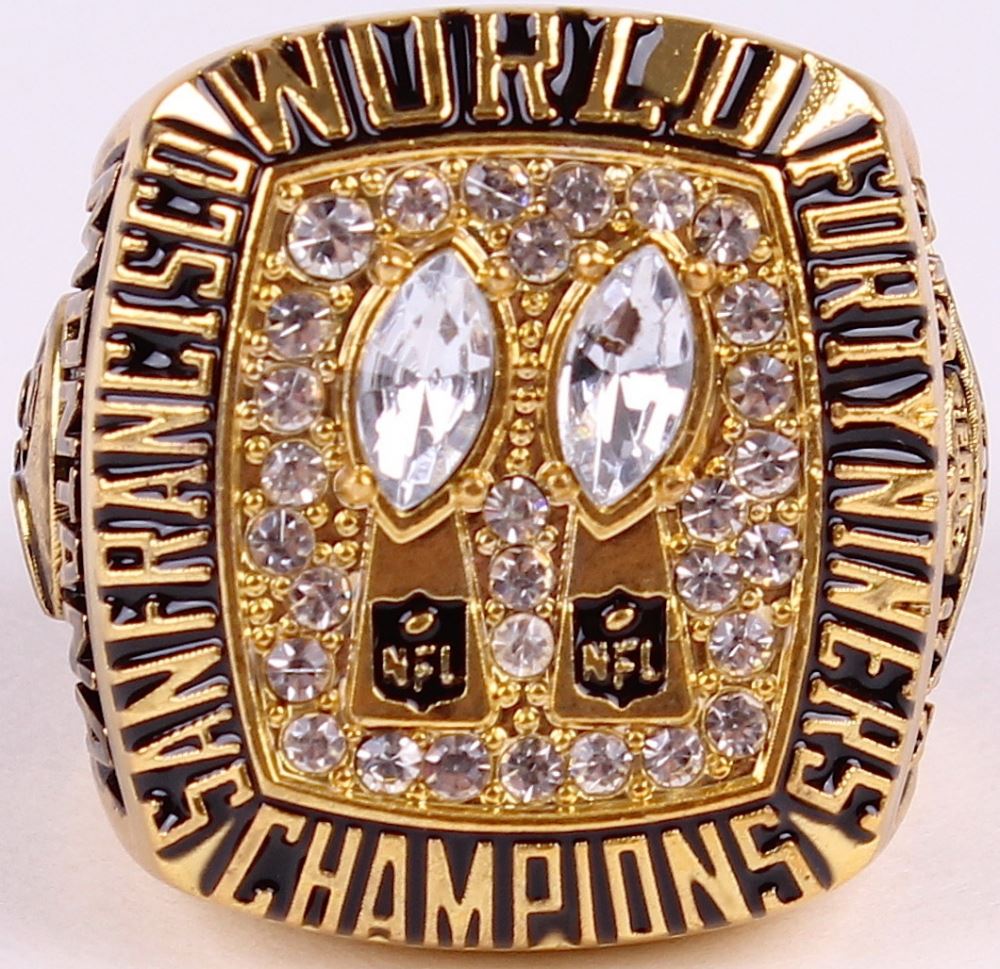 Joe Montana San Francisco 49ers High Quality Replica 1984 Super Bowl Xix Championship Ring