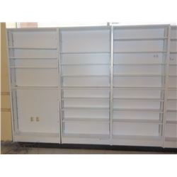 3 WHITE ADJUSTABLE SHELF