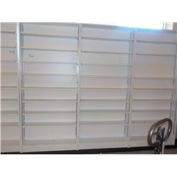 3 WHITE ADJUSTABLE SHELF