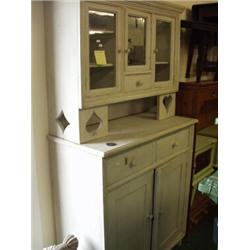 19c French provincial painted dresser with glazed top…