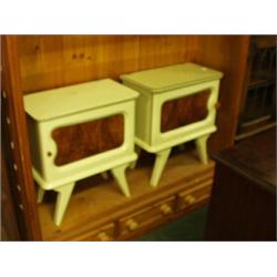 Pair of Art Deco bedside cupboards…