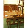 Image 1 : Modern Victorian style dining room suite, extending table, sideboard and five chairs…