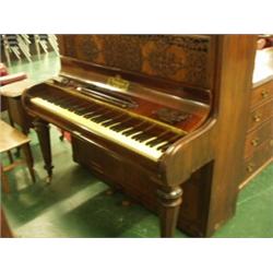 Rosewood upright piano by Kirkman London…
