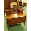 Image 1 : Continental mahogany mirrored dressing table with pull out slides…