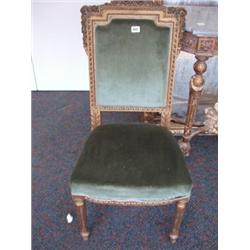 Pair of giltwood salon chairs…