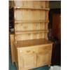 Image 1 : Victorian narrow pine dresser with later top 38" wide…