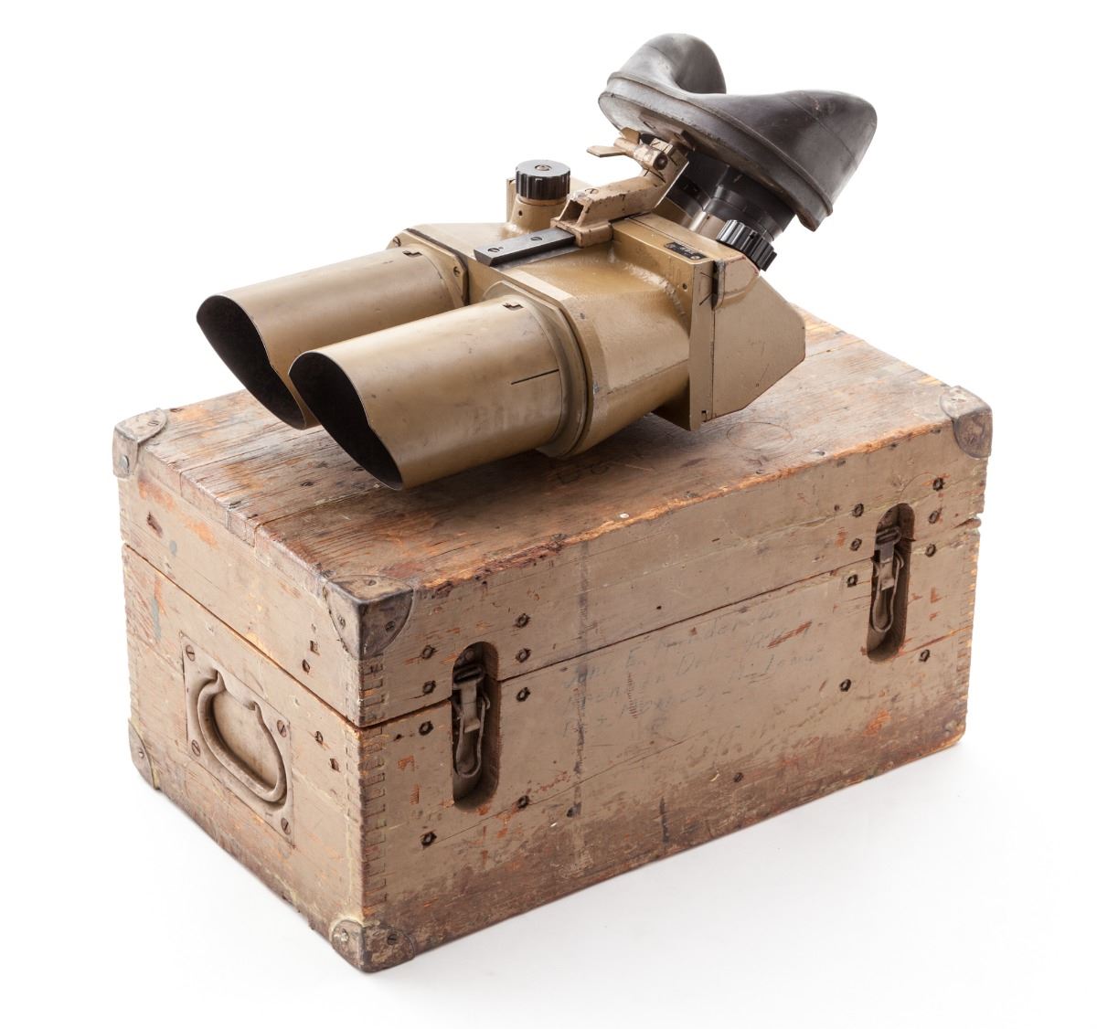WWII 10x80 Flak Binoculars, by E. Busch, Germany