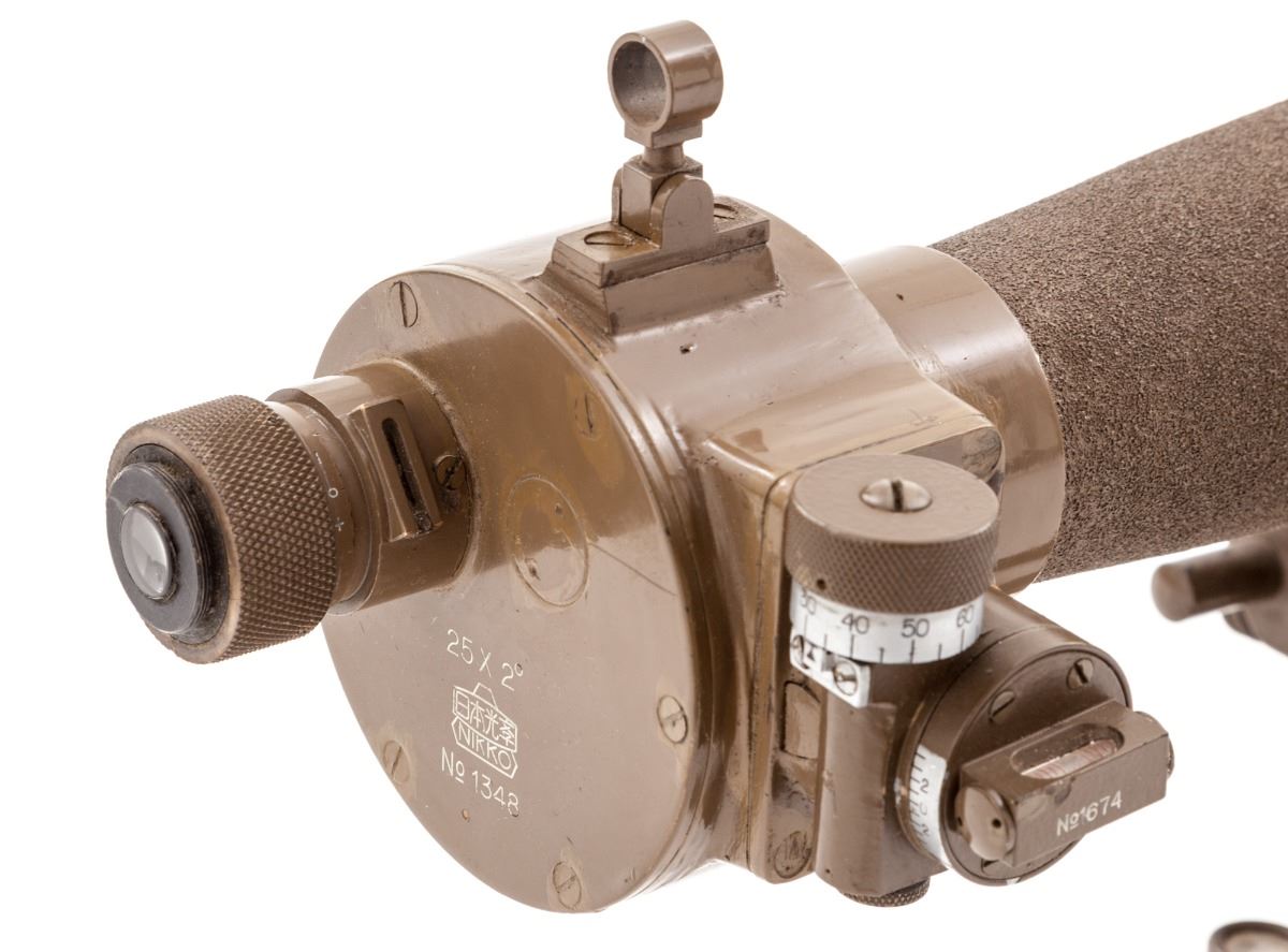 WWII Era Japanese Mounted Artillery Spotting Scope