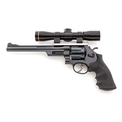 S&W Model 27-2 Double Action Revolver, w/scope