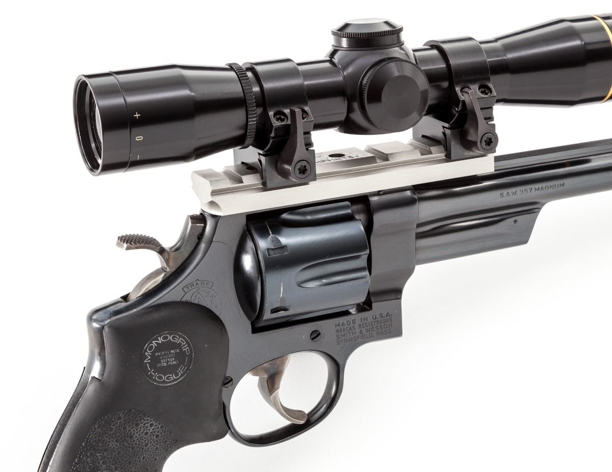 S&W Model 272 Double Action Revolver, w/scope