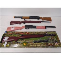 Assorted Toy Rifles and Shot Guns