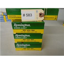 80 Rnds Remington Core-Lokt 150 gr 300 Win Mag PSP