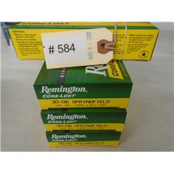 80 Rnds Remington Core-Lokt 165 gr 30-06 Springfield PSP