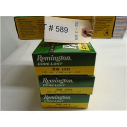 80 Rnds Remington Core-Lokt 180 gr 308 Win PSP