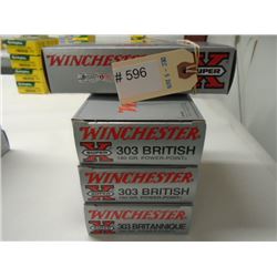 80 Rnds Winchester Super X 180 gr 303 British Powerpoint