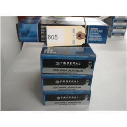 80 Rnds Federal 150 gr 300 Win Magnum Soft Point