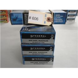 80 Rnds Federal 180 gr 300 Win Magnum Soft Point