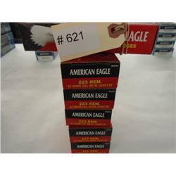 80 Rnds American Eagle 62 gr 223 Rem FMJ BT