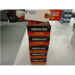 80 Rnds American Eagle 50 gr 223 Rem Hollow Point