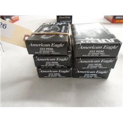 120 Rnds American Eagle AR-223 55 gr 223 Rem FMJ