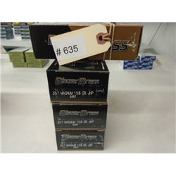 200 Rnds Blazer Brass 158 gr 357 Magnum JHP