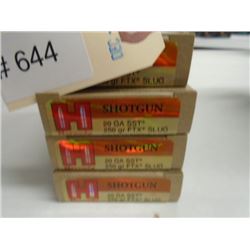 20 Rnds Hornady SST 250 gr 20 Gauge FTX Slug