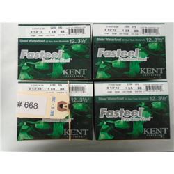 100 Rnds Kent Fasteel 3 1/2 in, BB Shot, 1 3/8  Load 12 Gauge Precision Steel Waterfowl