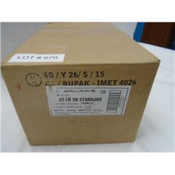 Case, 5000 Rnds, Sellier & Bellot 22lr SB