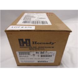 Case, 200 Rnds, Hornady SST 140 gr 270 Win  SPF