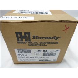 Case, 200 Rnds, Hornady 130 gr 270 Win  SP AW