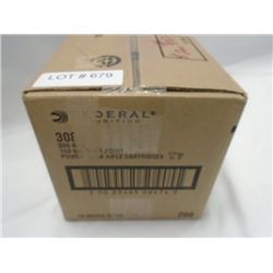 Case, 200 Rnds, Federal Power Shock 150 gr 308 Win SP