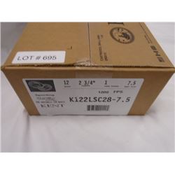 Case, 250 Rnds, Kent Sporting Velocity 2 3/4 in, 7.5 Shot, 1  load  12 Gauge Diamond Shot