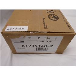 Case, 250 Rnds, Kent Fasteel 3 in, 2 Shot, 1 3/8 load  12 Gauge Precision Steel