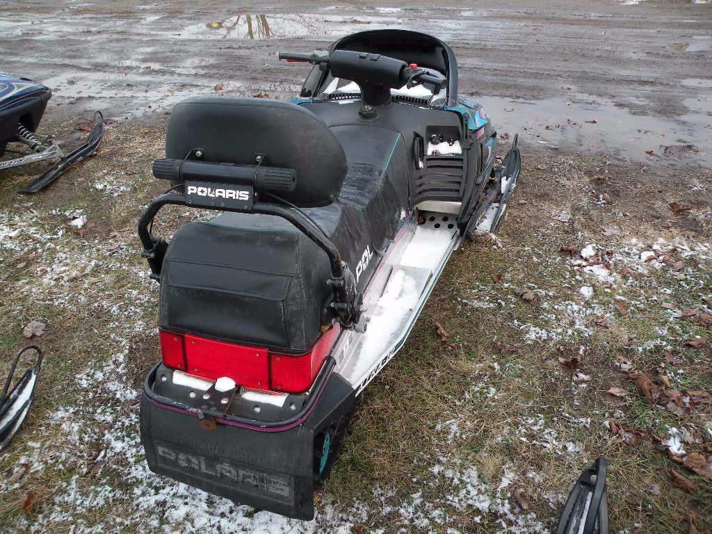 SBU 200 Denier Snowmobile Cover For Polaris Indy XLT Touring 1998-1999 - All Black Weatherproof Cover