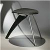 Image 1 : Isamu Noguchi, Rudder stool, model IN-22, Herman Miller, USA, 1948, ebonized birch, plywo...