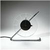 Image 1 : Gilbert Rohde, Z-clock, Herman Miller, USA, 1933, chrome steel, glass, enameled metal, ...