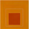 Image 1 : Joseph Albers, White Line Squares (Series I), 1966, three-color aluminum plate lithograph<b...